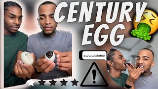 CENTURY EGG FUNNY FOOD REVIEW