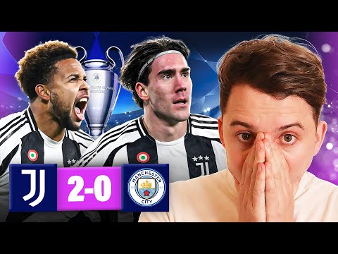 Manchester City OUT Of Champions League? ! Juventus 2-0 Manchester City Match Reaction!