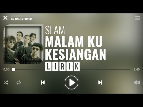 Slam - Malam Ku Kesiangan [Lirik]