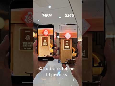 iphone 14 pro max vs samsung s24 ultra #shorts #viralshorts