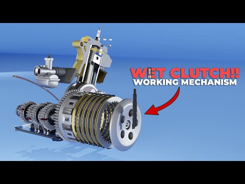 Enhancing Your Motorcycle's PERFORMANCE & EFFICIENCY | WET CLUTCH Working Mechanism (200244)