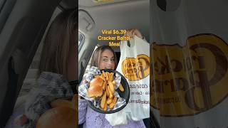 VIRAL $6.39 Cracker Barrel Meal 🤎🍔🍟#crackerbarrel #crackerbarrelchallenge #kidsmeal #mealdeal