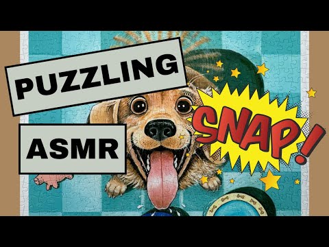 Puzzling ASMR - A PieceRelax Puzzle Snapping Experience #puzzle #jigsawpuzzle