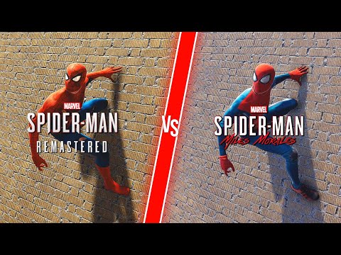 Marvel's Spider-Man Remastered vs. Marvel's Spider-Man  Miles Morales