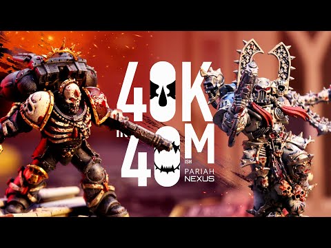 NEW Blood to Spill! Blood Angels vs World Eaters! Warhammer 40,000 in 40-minutes