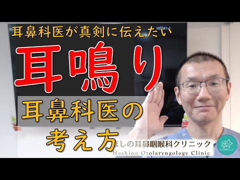 【耳鳴り】われわれ耳鼻科医はどう考えるか。耳鼻科医が真剣に伝えたいメッセージです。