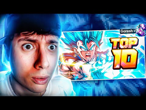 MY HONEST REACTION TO GORESH'S TOP 10 TIER LIST DURING LEGENDS FEST PART 1! (Dragon Ball Legends)