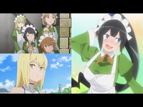 Bell Date With Syr, Ryu Jealous, Bell Run Into Ais, Freya Glare At Bell - Danmachi Season 5 Ep 2