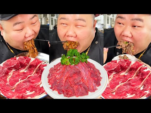 [Big Stomach King Challenge] Challenge Spend 1900 yuan on Chaoshan Beef! At one breath  60 plates o