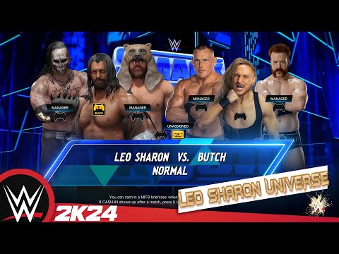 WWE Universe Week 126 - #smackdown - Leo Sharon VS Butch