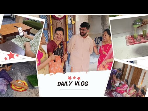 VLOG || Daily vlog ✨ || ತುಳಸಿ ಹಬ್ಬ ಆಚರಣೆ 🙏 || ಮತ್ತೆ ಫ್ಯಾಮಿಲಿ ಫಂಕ್ಷನ್ 🙂 || Healthy drink recipe ✨