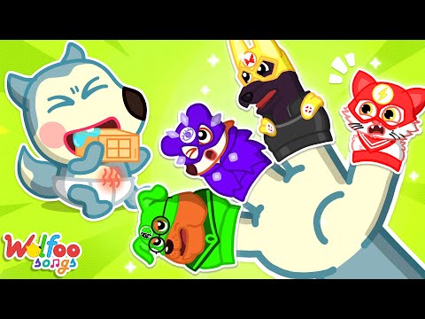 Super Pets Finger Family - Safety Songs for Kids | Kids Songs & Nursery Rhymes @WolfooFamilySongs