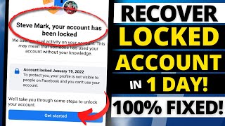 YOUR ACCOUNT HAS BEEN LOCKED FACEBOOK 2022 l HOW TO RECOVER LOCKED FACEBOOK ACCOUNT l NO VALID ID