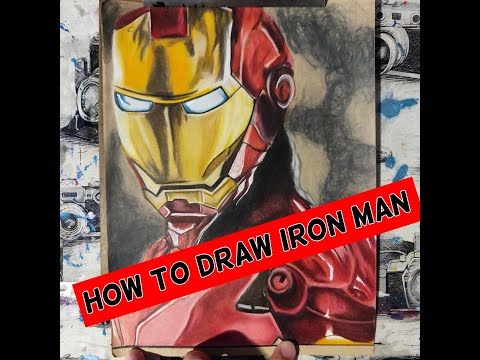 Drawing| Iron Man| AGENT00SONIC| Time Lapse