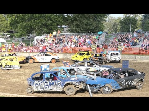 9/3/2023 Firelands Labor Day Festival Demolition Derby - Heat 1 - Youth Compact