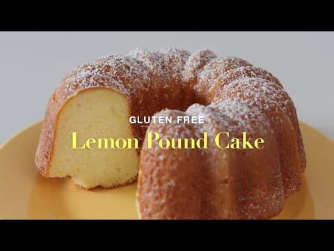 Gluten-Free Lemon Pound Cake 🍋 (Low Sugar, Low FODMAP Baking)ㅣ글루텐프리 레몬 파운드 케이크 (쌀가루, 저설탕, 저포드맵 베이킹)