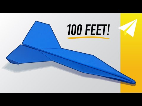 FLIES OVER 100 FEET! How to Fold a Dart Paper Airplane — Insurgent