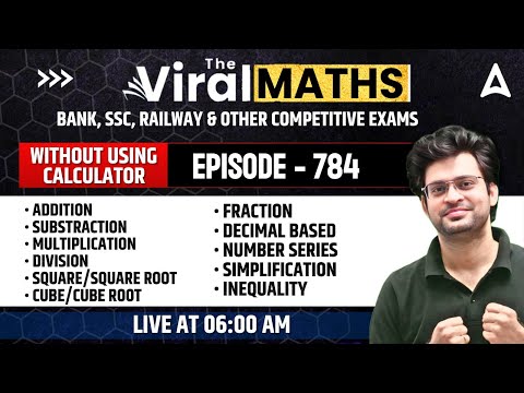 Viral Maths for Bank Exams | Simplification & No. Series Inequality | Arithmetic & DI by Navneet Sir