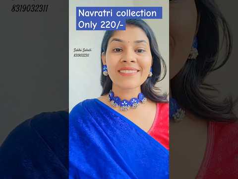 Only 220/-Rs Navratri necklace #shortfeed #shorts#shortvideo #navratrispecial #navratri2024#viral