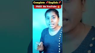 🔥English🔥 Best Teacher On YOUTUBE  Free #ssc #shortvideo #exam #viral #sscchsl #ssccgl