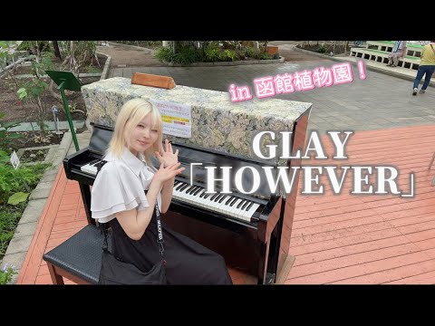 函館の熱帯植物園でGLAY「HOWEVER 」を弾いたら道民の温かさに触れた。【ストリートピアノ】