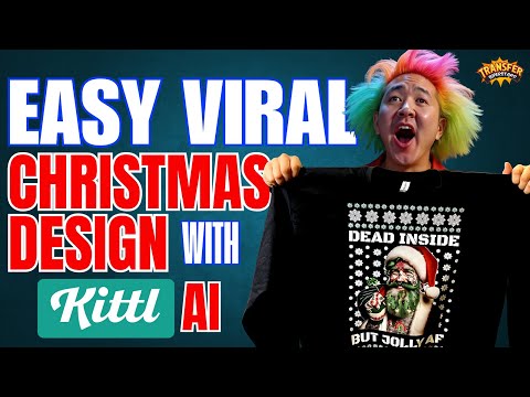 I Tried Kittl AI for 30 Days and Created THIS Viral Christmas Design