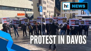 Watch: Protests against Pakistan in Davos against atrocities in Baloch, Sindh