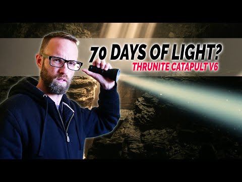 Light For 70 Days? Flashlight Review (ThruNite V6 SST70)