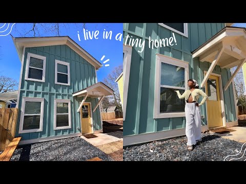 I live in a tiny home! ☺️ | house tour + how I MANIFESTED my new life ♡☆･ﾟ