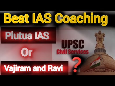 Best IAS COACHING PLUTUS IAS or Vajiram and Ravi?? Which is best ias coaching in Delhi n#upsc #ias