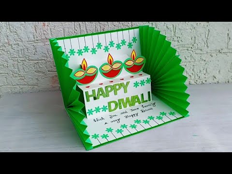 DIY - Happy Diwali Card | Handmade Diwali Greetings Card | Diwali Pop up Card | Festival Card