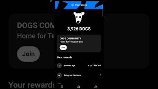 DOGS NEW AIRDROP TELEGRAM BOT Claim Now #dogsairdrop #dogs #shorts