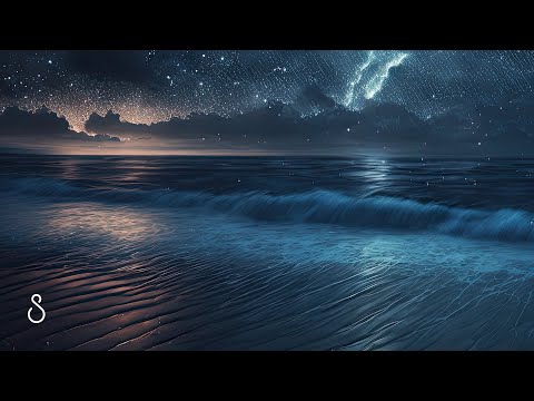 Ocean Waves & Rain At Night | 12 Hours | Black Screen | Sleep In Series