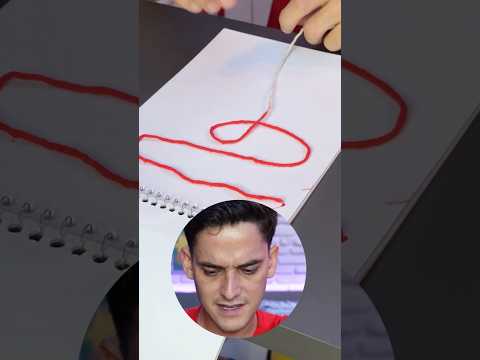 Tutorial rápido de ARTE COM BARBANTE E TINTA