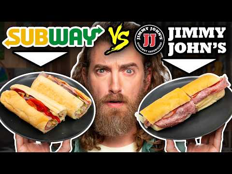 Subway vs. Jimmy John's Taste Test | FOOD FEUDS