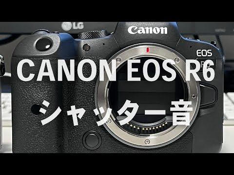 CANON EOS R6 シャッター音