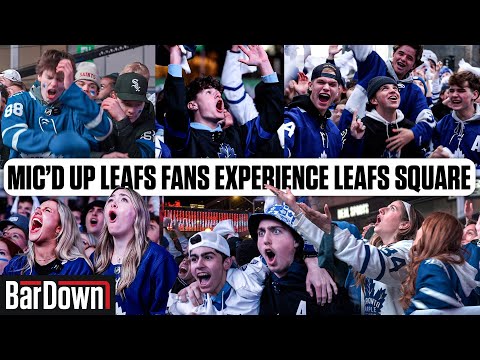 MIC'D UP LEAFS FANS EXPERIENCE HEARTBREAK AT LEAFS SQUARE