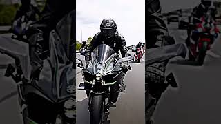 kawasaki ninja h2r rider shorts video# top speed kawishaki zx10r# riders #short# youtubeshort#