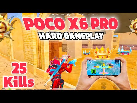 Poco x6 pro🔥hard gameplay 25kills🥵 3.1 update