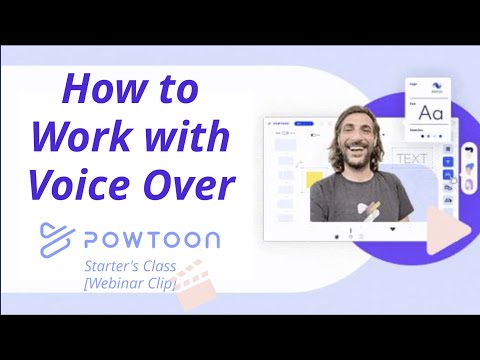 How to work with voice over in your video [Starter's Class Webinar Clip]