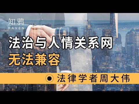 法治，与人情关系网，无法兼容