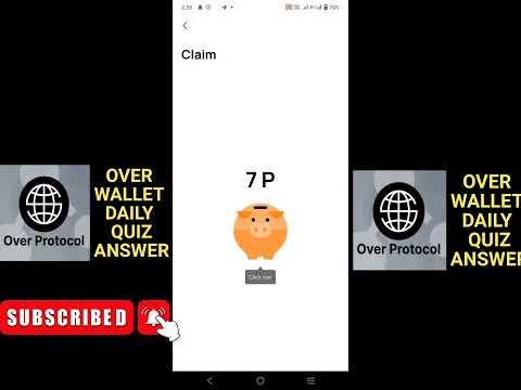 Over Wallet Quiz Answer Today  |today's over wallet quiz answer |Over WalletQuiz #overwallet