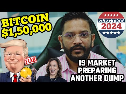 IS CRYPTO MARKET PREPARING ANOTHER DUMP?  TRUMP WIN GUARANTEES BITCOIN TO 150K IN JAN 2025