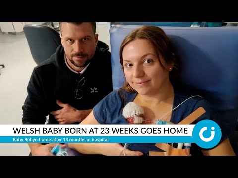 Welsh baby born at 23 weeks goes home