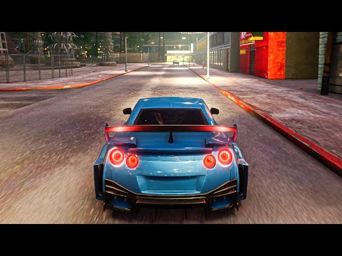 GTA Trilogy: Nissan GTR R35 LB-Silhouette - GTA SA The Definitive Edition Real Car Mod Gameplay