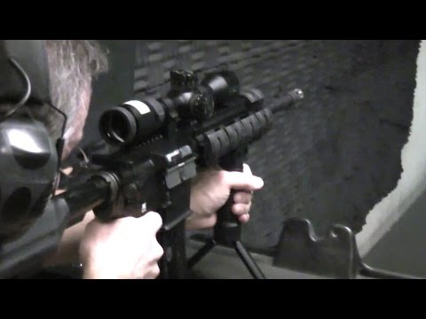 22 LR black rifle: HK 416D - A great shooter!