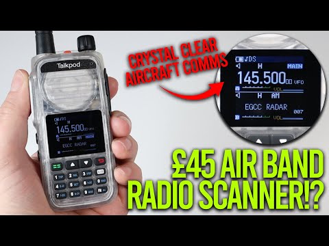 A £45 Budget Air Band Radio Scanner!? - Talkpod A36 Plus