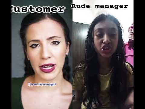 pov:the customer wants to see the manager but....—collab w/ @ElianaGhen #funny #comedy #acting