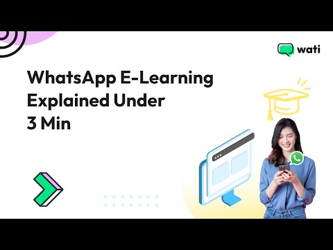 WhatsApp E-learning Explained Under 3-Min | Wati