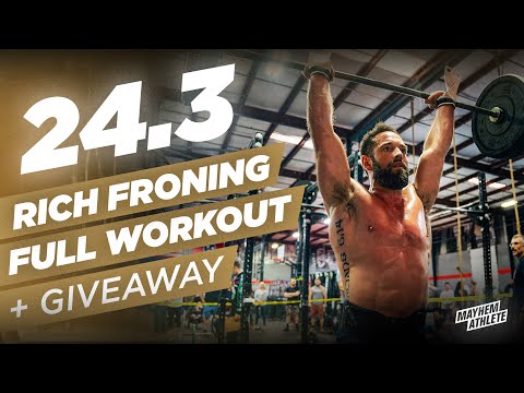 RICH FRONING Full 24.3 CrossFit Open Workout & GIVEAWAY